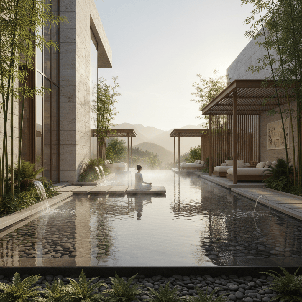 Luxury wellness retreat